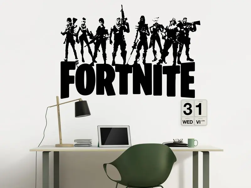 Autocolante Fortnite résultat en situation Autocolante Fortnite résultat en situation