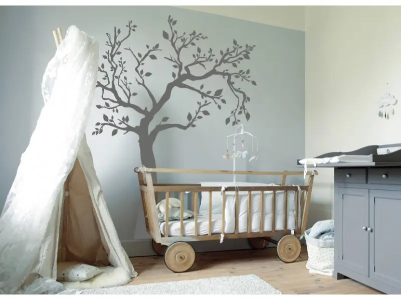 Sticker mural Stickers Arbres Arbre d'Automne 2 résultat en situation Sticker Arbre d'Automne 2