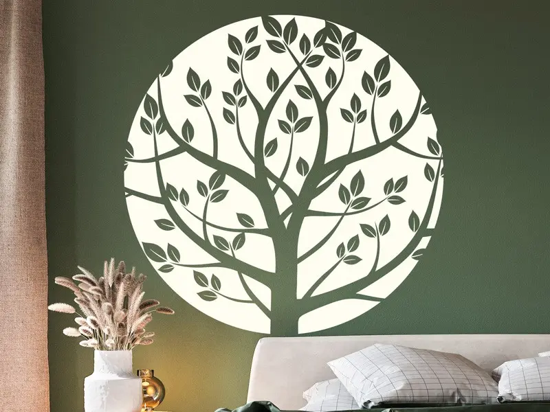 Sticker mural Stickers Arbre de vie Arbre de vie Nature résultat en situation gros plan Sticker Arbre de vie Nature