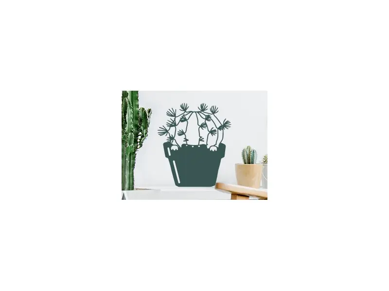 Sticker mural Cactus Pas Content