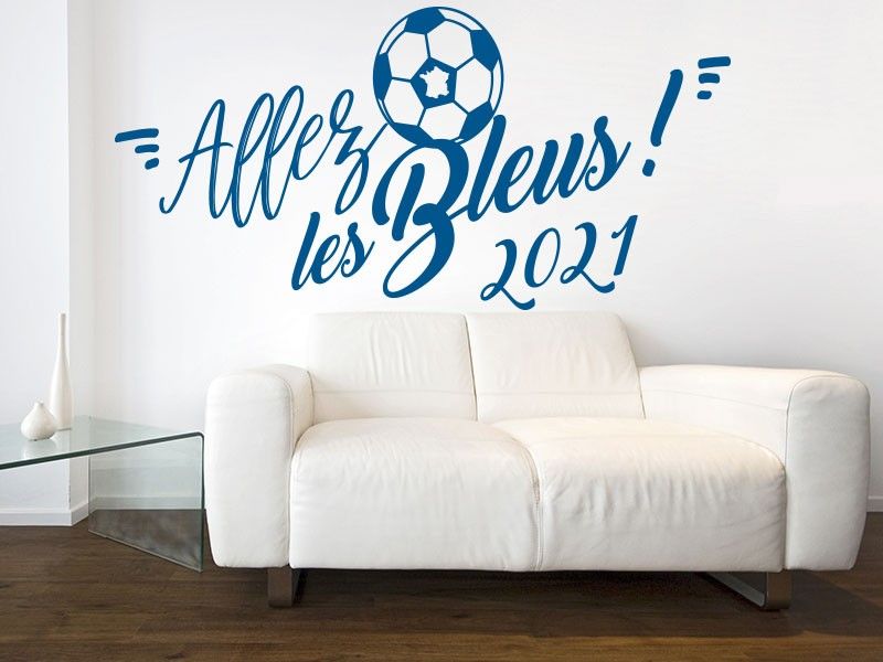 Autocolante de parede Allez les Bleus 2018