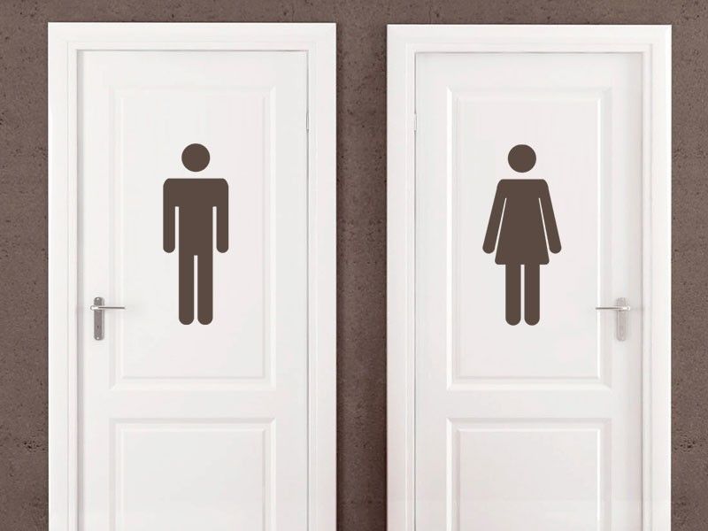 Autocolante de parede Man & Woman