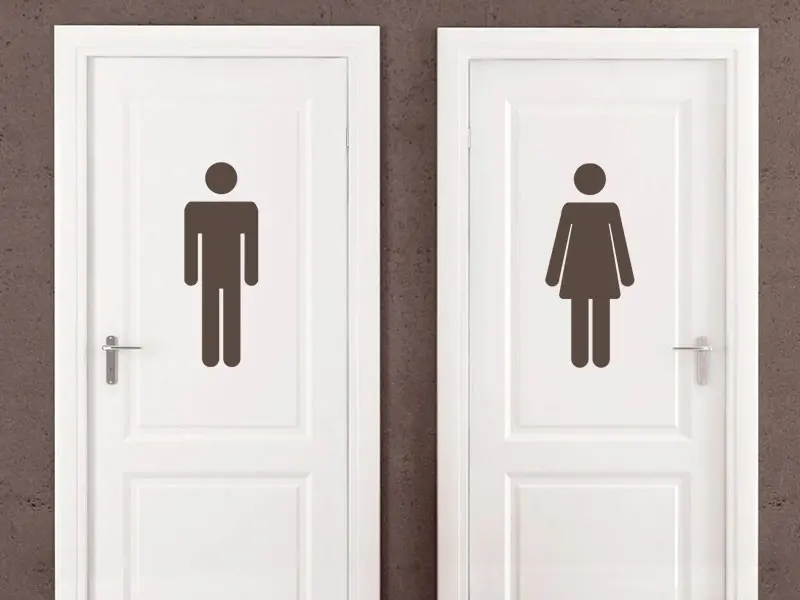 Sticker WC Homme et Femme