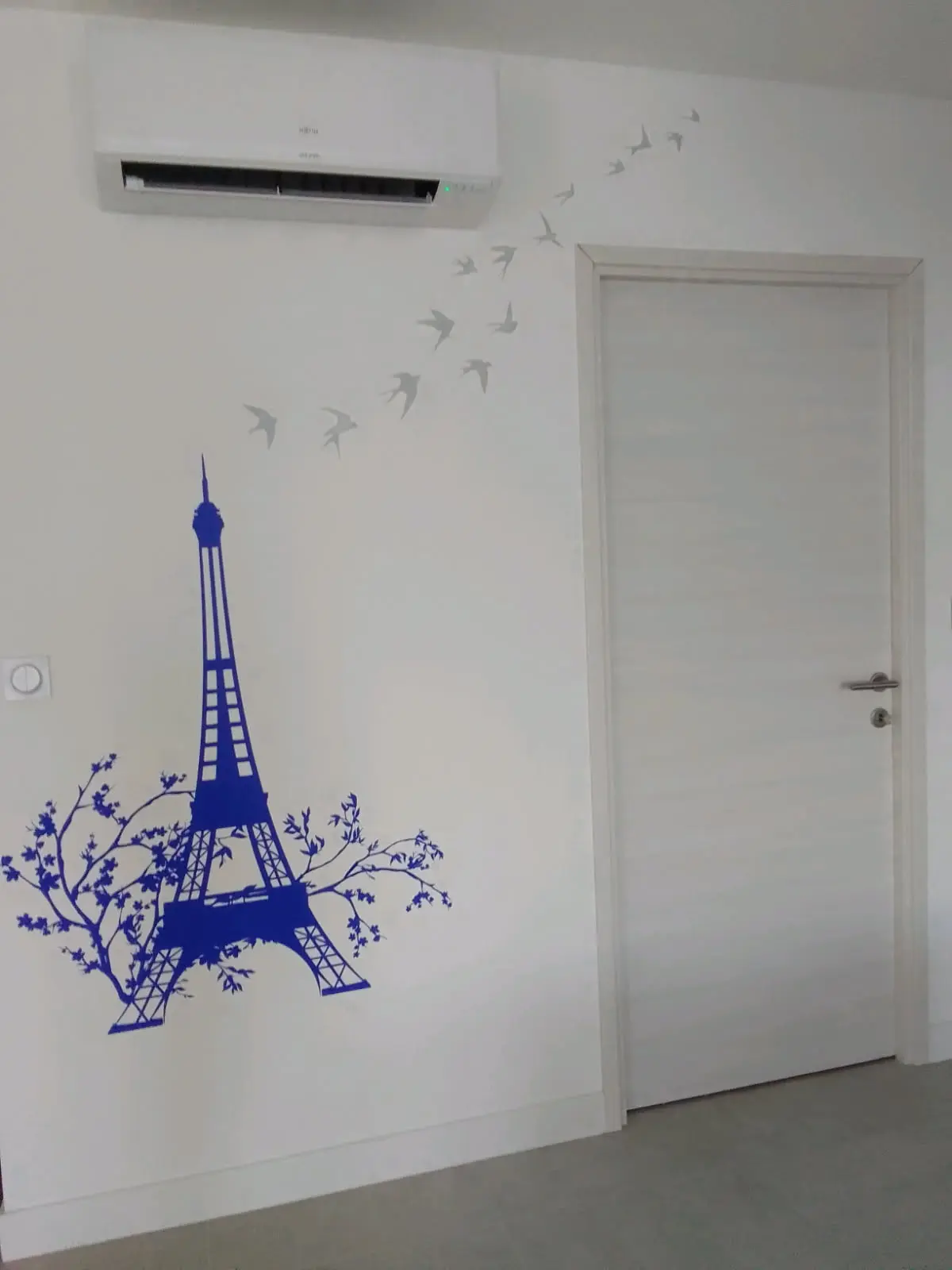 Autocolante Torre Eiffel Floral