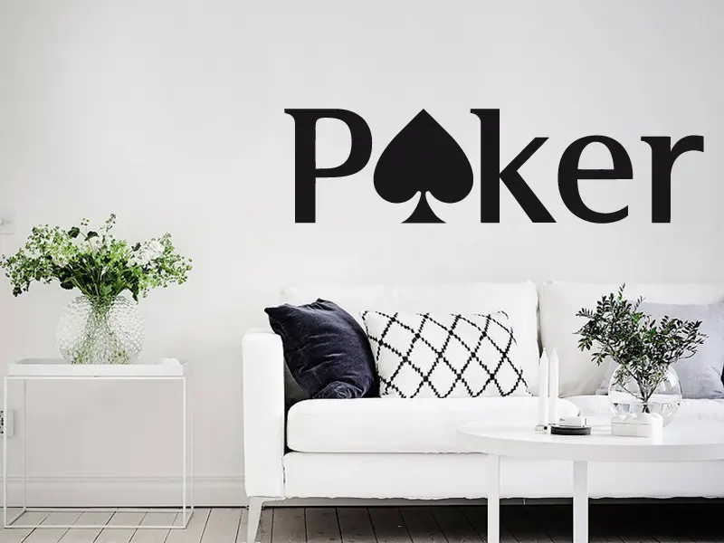Autocolante Poker Star résultat en situation