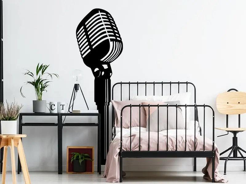 Sticker mural Partitions & Notes Micro résultat en situation Sticker Micro