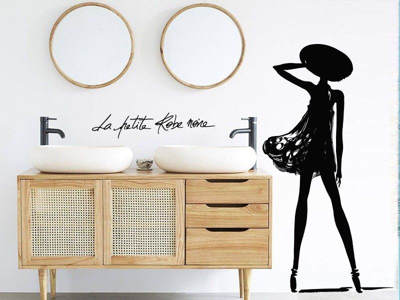 Sticker mural La Petite Robe Noire Guerlain 3 résultat en situation
