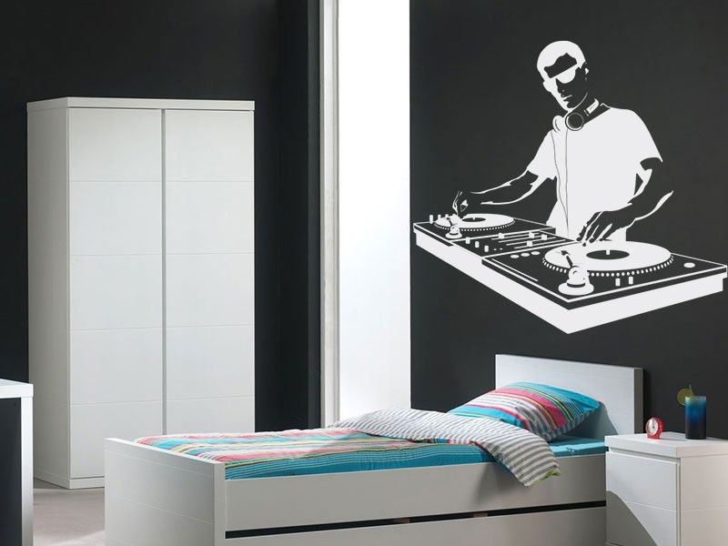 Autocolante de parede Placa controladora DJ