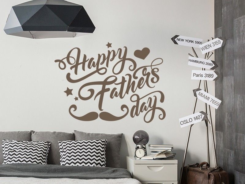Autocolante de parede Happy Fathers Day
