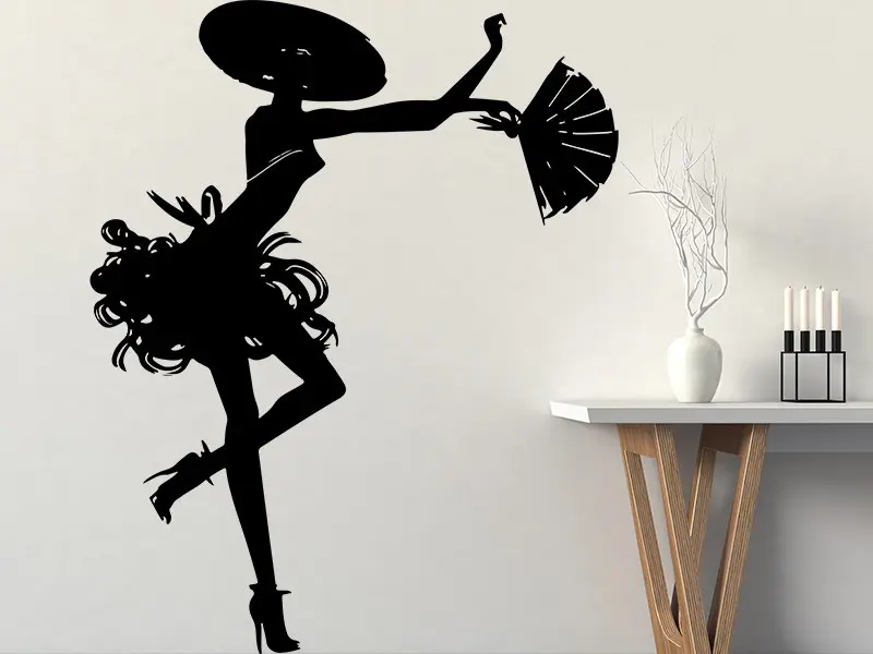 Sticker mural Stickers WC & Salle de bain La Petite Robe Noire Guerlain 6 résultat en situation gros plan Sticker La Petite Robe Noire Guerlain 6