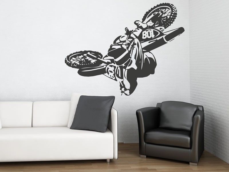 Autocolante de parede Motocross Freestyle 2
