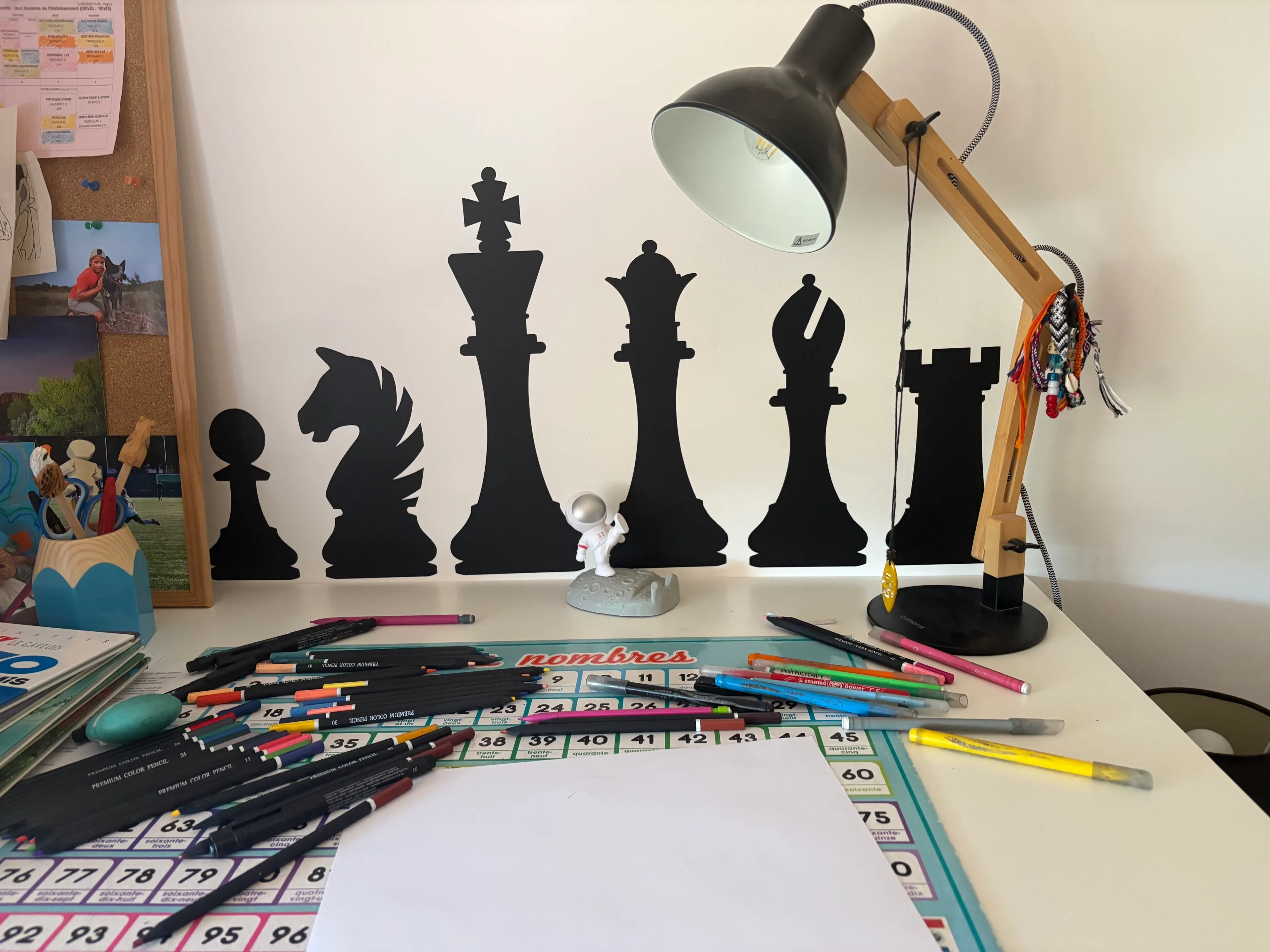 Sticker Jeux Echec Pions