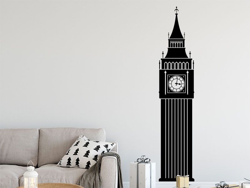Sticker mural Big Ben résultat en situation