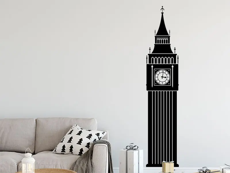 Sticker mural Vintage - Urbain Big Ben résultat en situation Sticker Big Ben