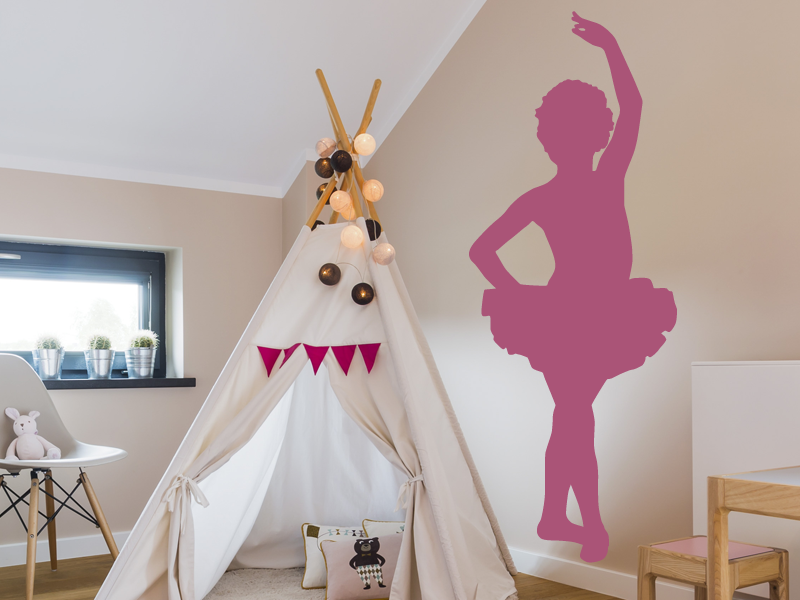 Autocolante de parede Bailarina Infantil