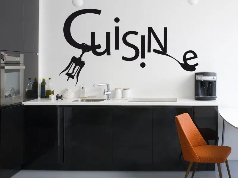 Sticker mural Cuisine Tire Bouchons résultat en situation Sticker mural Cuisine Tire Bouchons résultat en situation