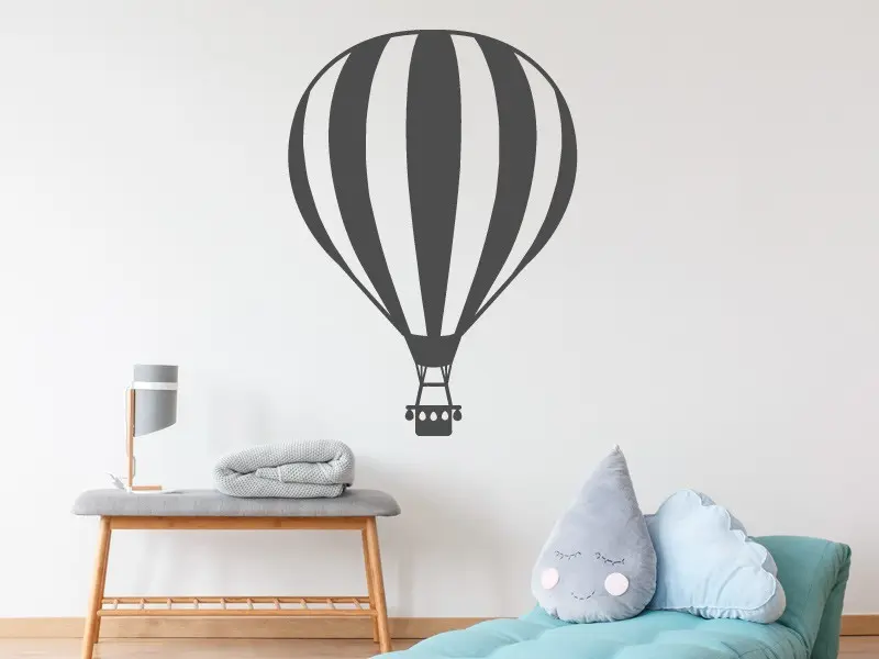 Sticker mural Avions & Bateaux Mongolfière résultat en situation Sticker Mongolfière