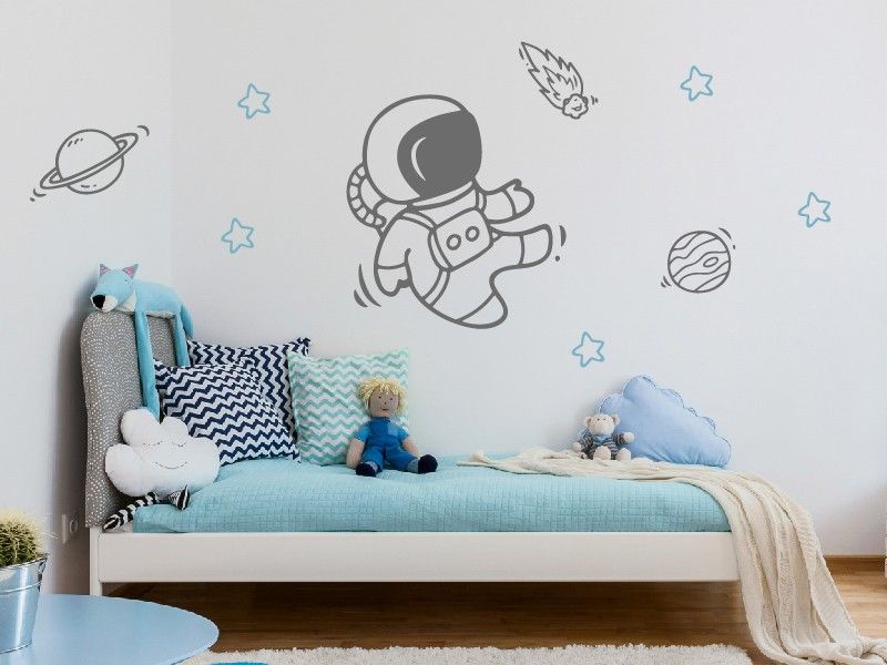 Sticker mural Astronaute résultat en situation