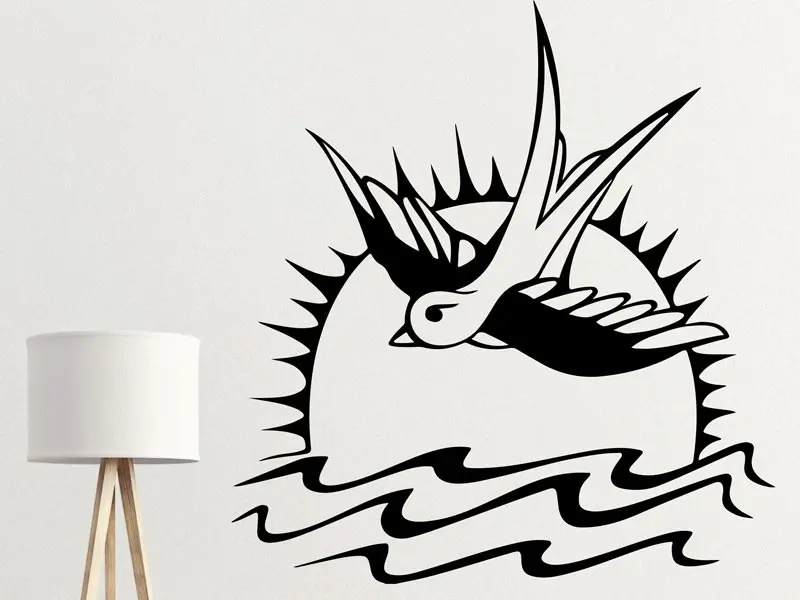 Sticker mural Stickers Animaux Tatouage Jack Sparrow résultat en situation gros plan Sticker Tatouage Jack Sparrow