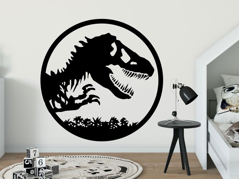 Autocolante de parede Jurassic Dinossauro