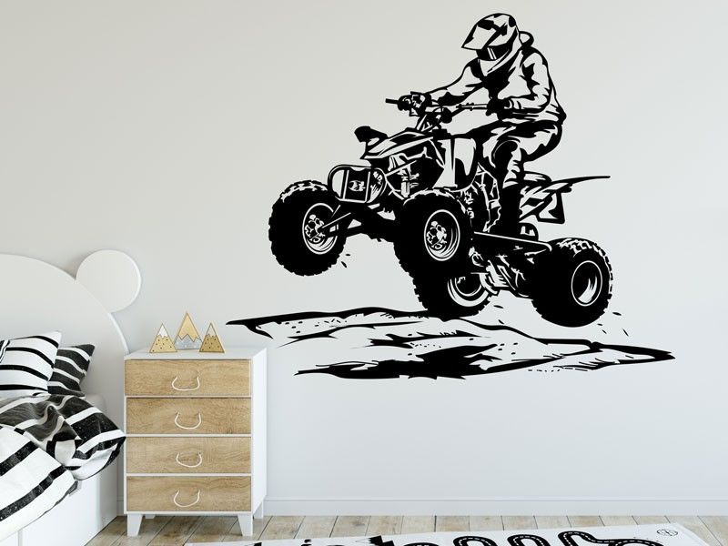 Autocolante de parede Moto 4