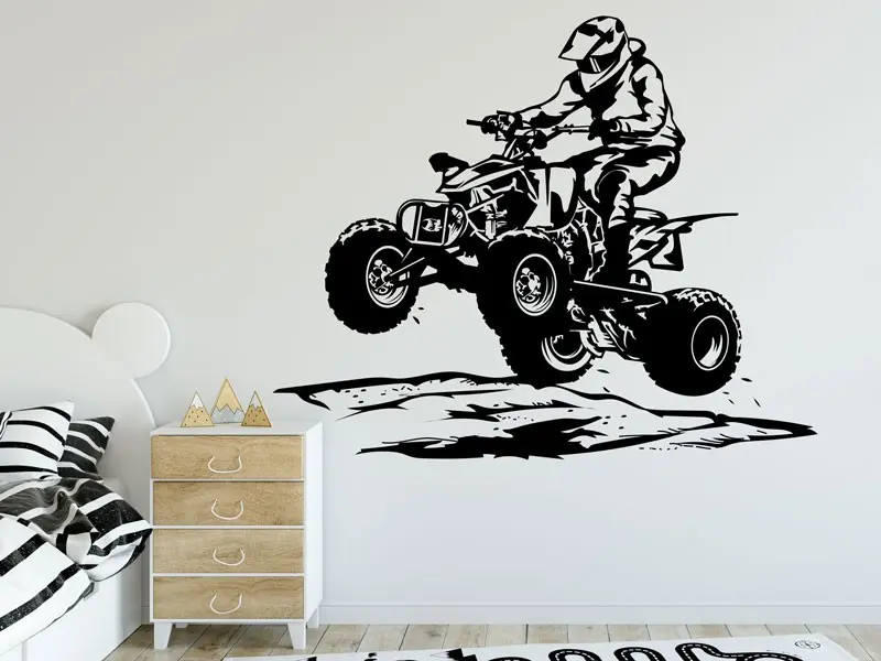 Sticker mural Auto & Moto Quad 2 résultat en situation Sticker Quad 2