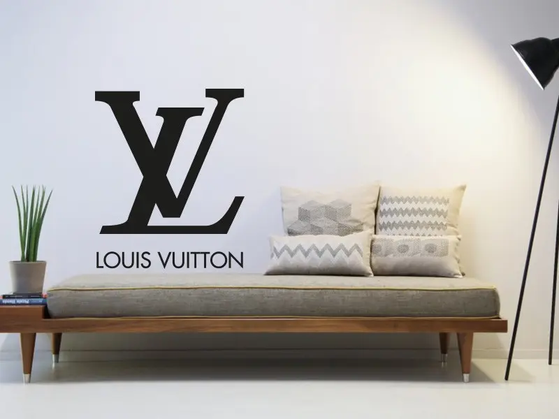 Sticker mural Stickers Déco & Design Louis Vuitton résultat en situation Sticker Louis Vuitton