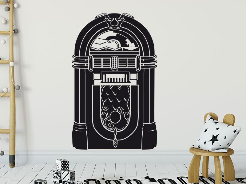 Autocolante de parede Jukeboxe