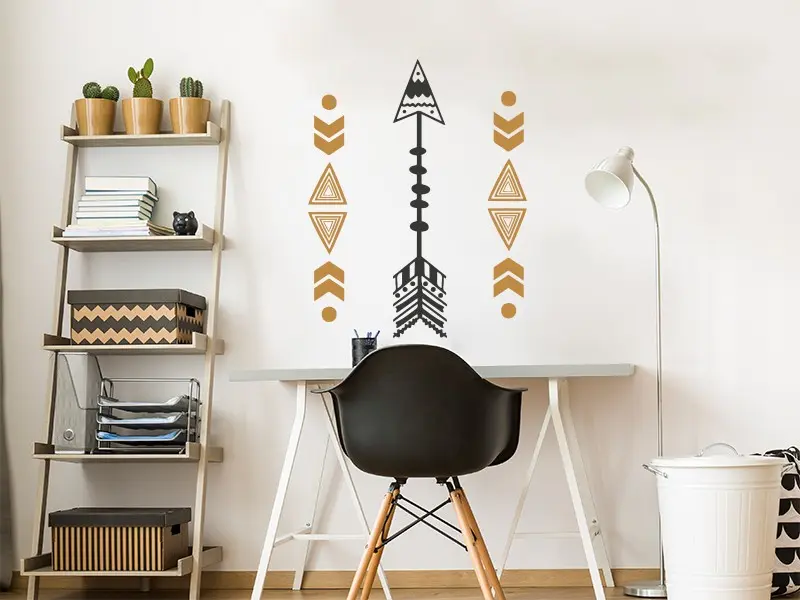 Autocolante Setas Maya résultat en situation Autocolante Setas Maya résultat en situation