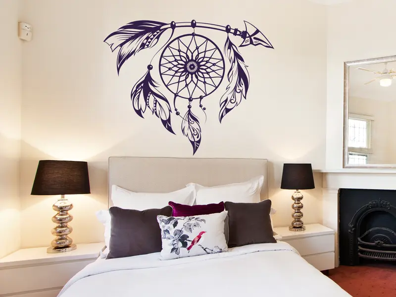 Sticker mural Autres Zen Capteur de Rêves Boho 2 résultat en situation Sticker Capteur de Rêves Boho 2