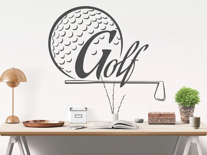 Sticker mural Autres Sports Golf résultat en situation Sticker Golf
