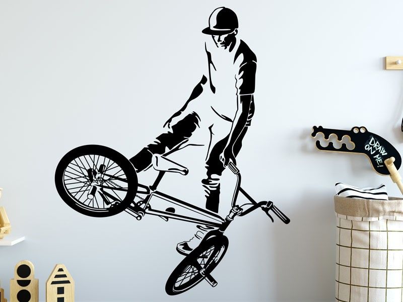 Sticker Silhouette BMX Freestyle 2