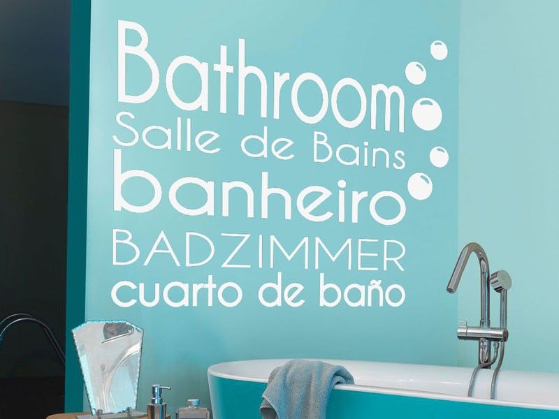 Sticker Salle de bain Bathroom