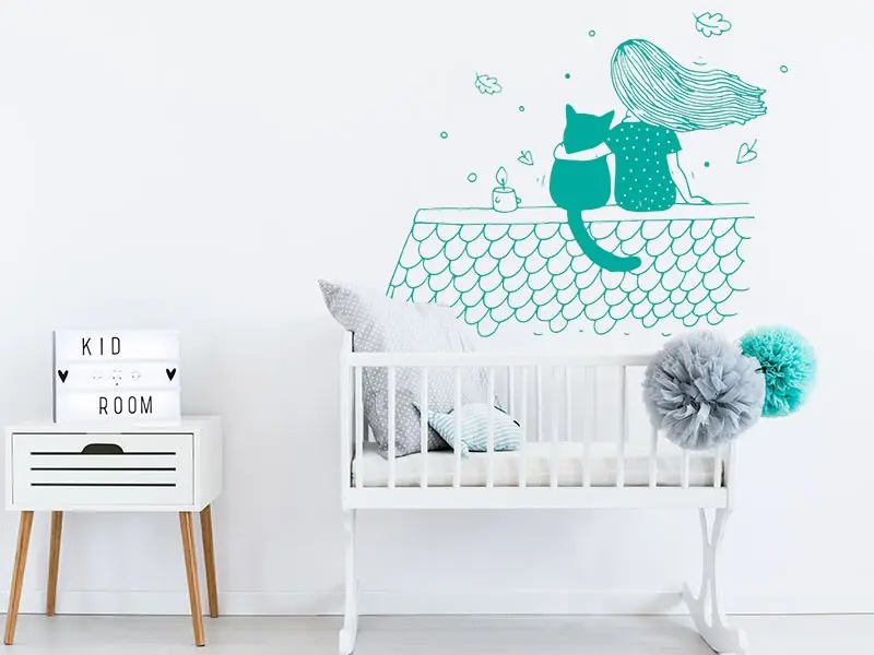 Autocolante Amizade no Telhado résultat en situation Autocolante Amizade no Telhado résultat en situation