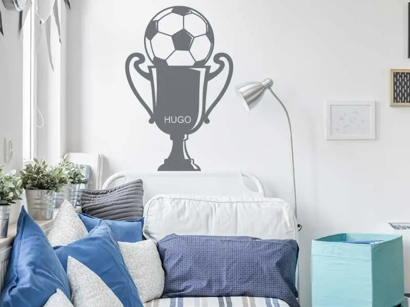 Autocolante de parede Troféu de Futebol 2 Autocolante de parede Troféu de Futebol 2