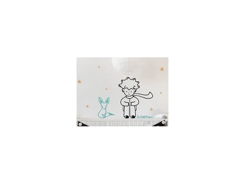 Sticker Le Petit Prince et Le Renard