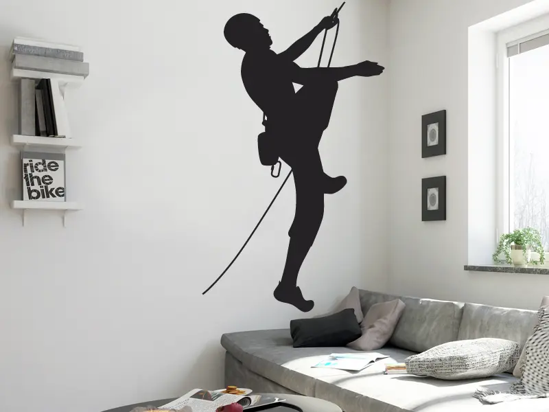 Sticker mural Outros desportos Escalada résultat en situation Sticker Escalada