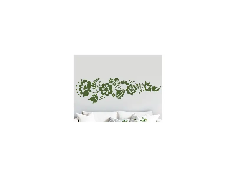 Autocolante de parede Adorno Floral Daisy