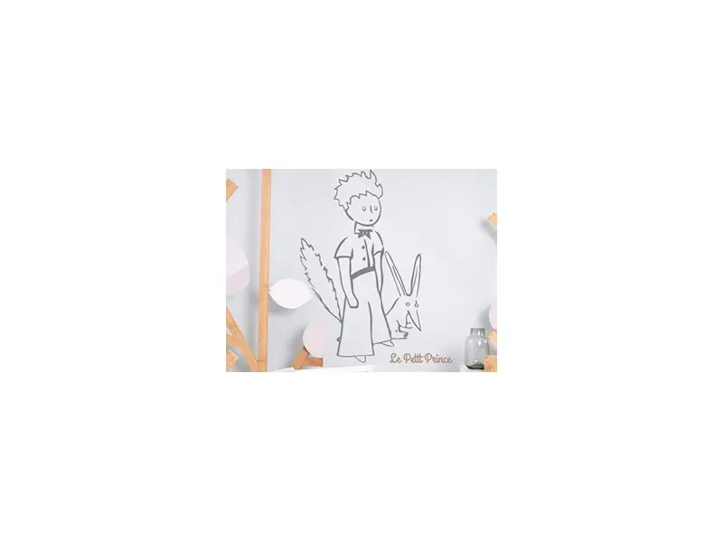 Sticker Le Petit Prince et Le Renard 2
