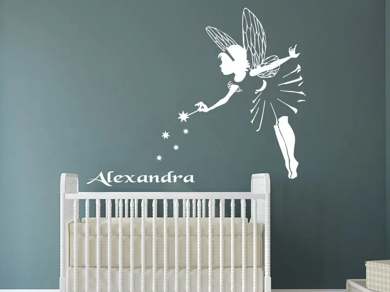 Sticker mural Féerique Fée Magie résultat en situation Sticker Fée Magie