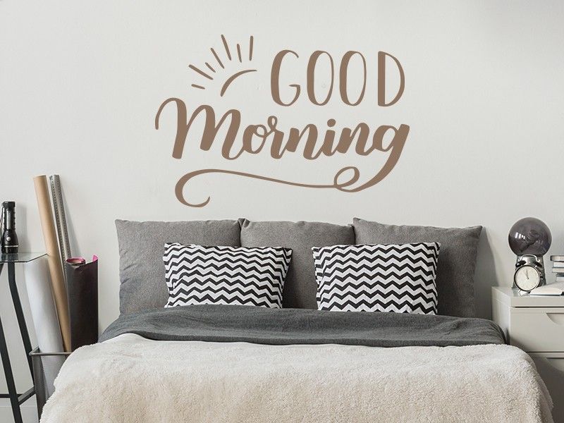 Autocolante de parede Good Morning