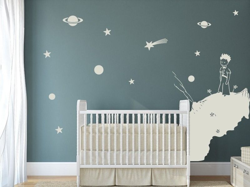 Sticker mural Le Petit Prince 2 résultat en situation