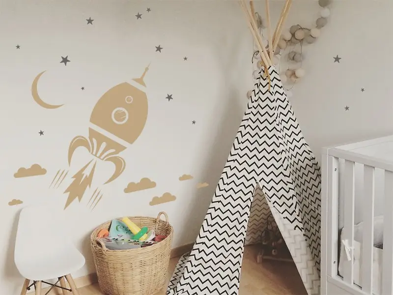 Autocolante Foguetão résultat en situation Autocolante Foguetão résultat en situation