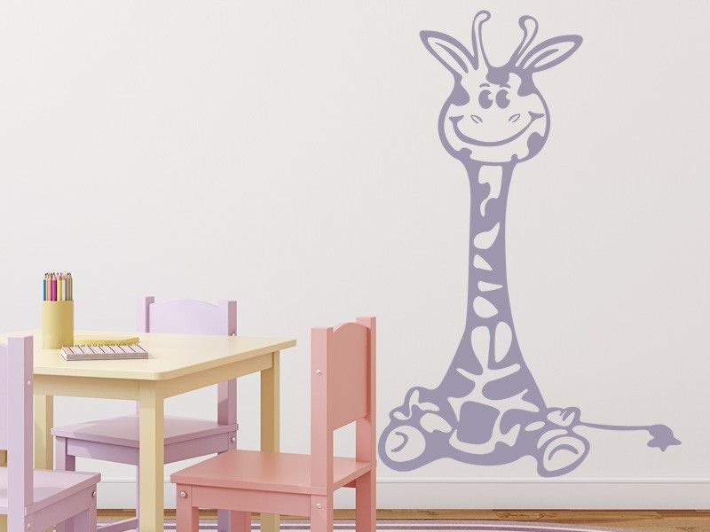 Autocolante de parede Girafa