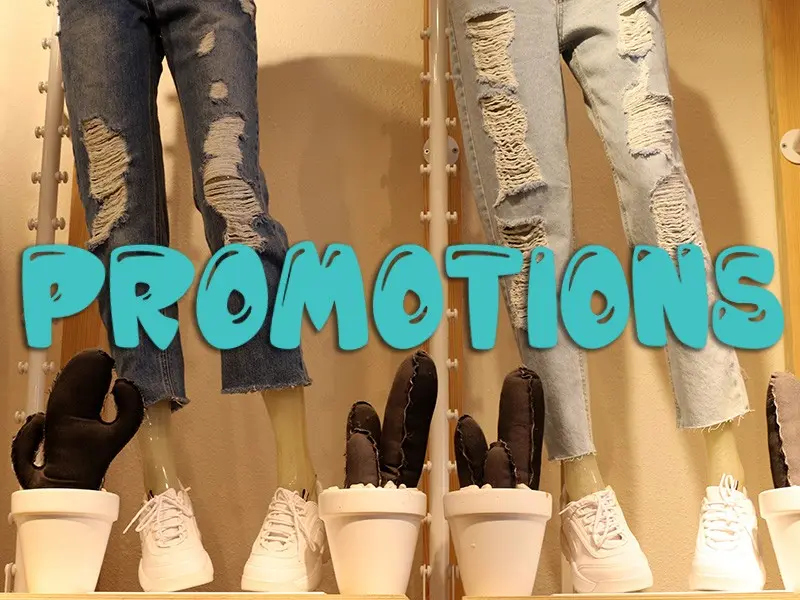 Sticker mural Promotions Promotions Bubble résultat en situation gros plan Sticker Promotions Bubble