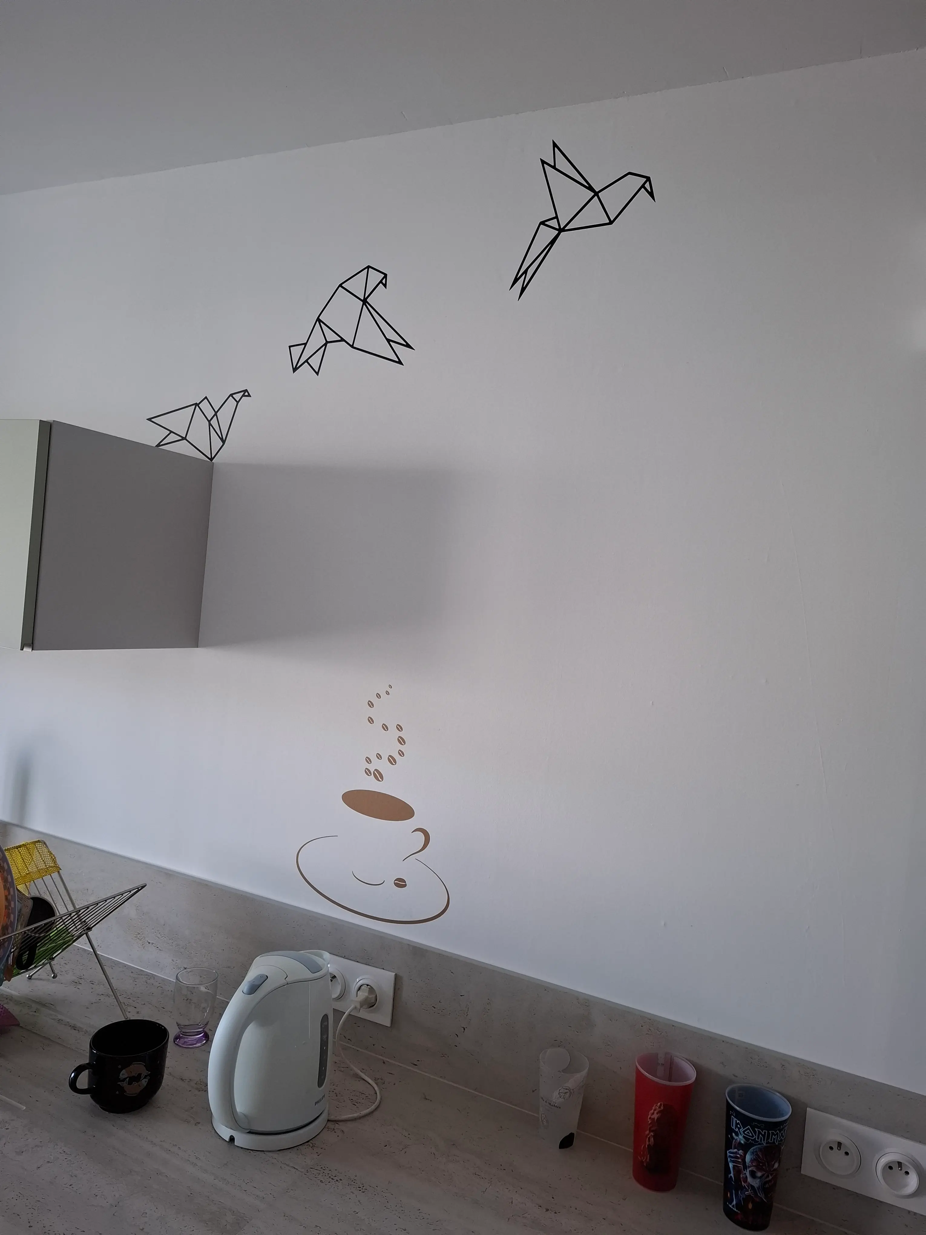 Sticker mural Pack Oiseaux Géométrique