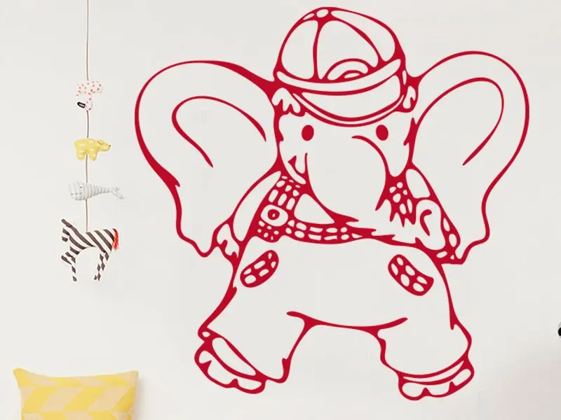 Autocolante de parede Pequeno Elefante