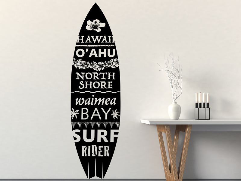 Autocolante de parede Prancha de Surf