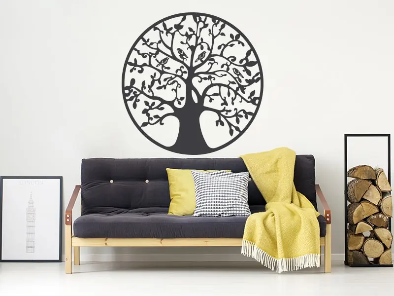 Sticker mural Stickers Arbre de vie Arbre de Vie 5 résultat en situation Sticker Arbre de Vie 5