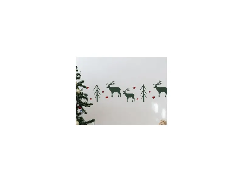 Sticker Frise Cerf